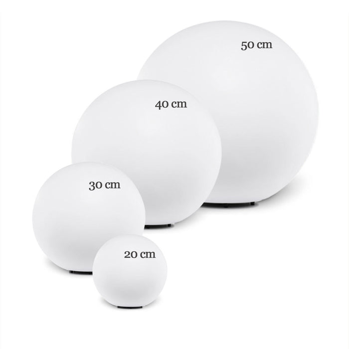 Ylumen Buitenlamp Globe Ø 30 cm wit