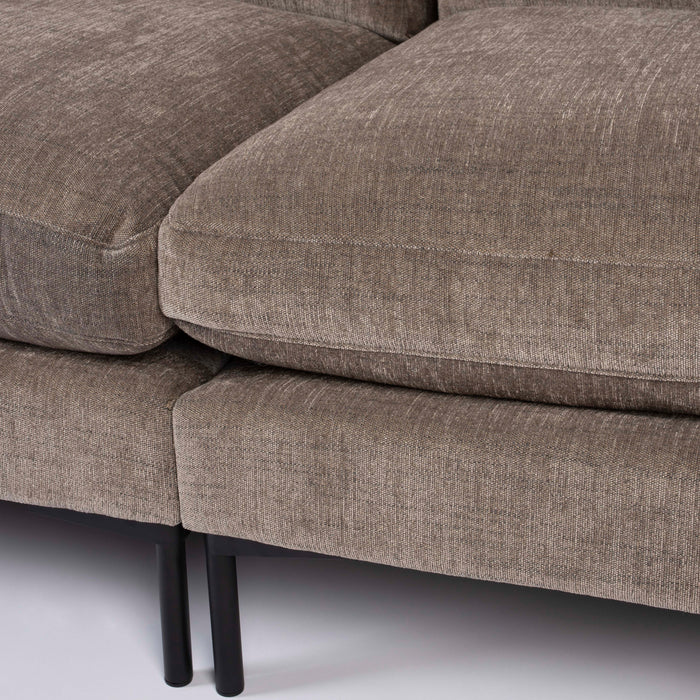 Zuiver Summer 3-zitsbank - Coffee