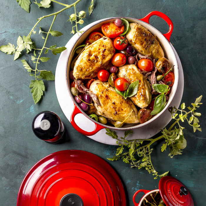 Le Creuset Mini Braadpannen 4 st. - Ø 10 cm - Rood