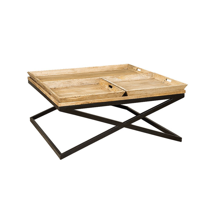 Tower Living | KM collection Salontafel | Hout | Meerkleurig | 120 x