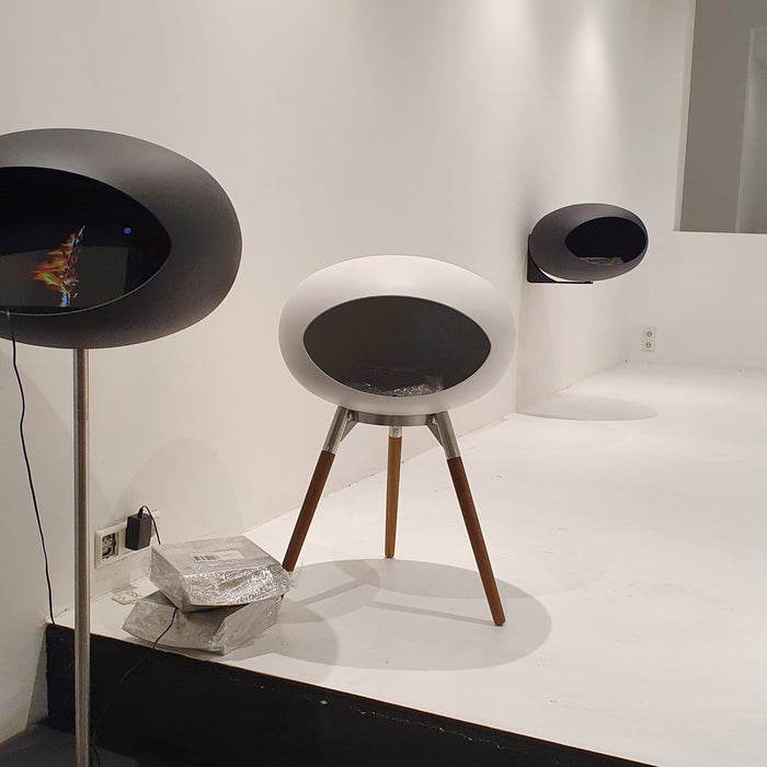 LeFeu SKY Haard Bio Ethanol 140 cm -Zwart/Steel