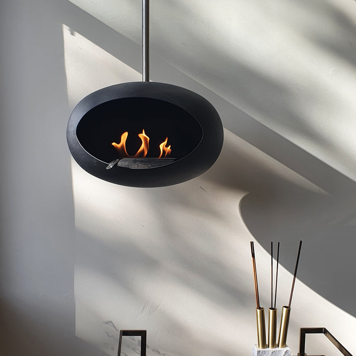 LeFeu SKY Haard Bio Ethanol 120 cm - Zwart/Steel