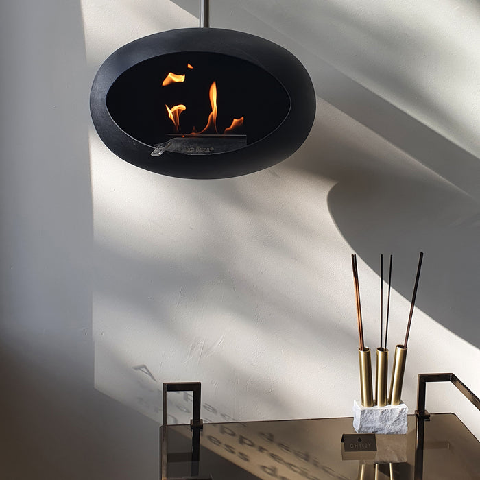 LeFeu SKY Haard Bio Ethanol 120 cm - Zwart/Steel