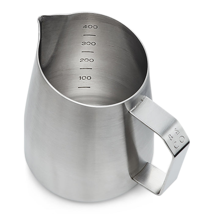 Barista & Co Dial Melkkan 0,42 L - Zilver