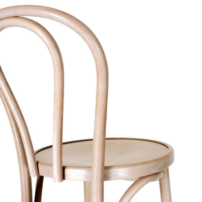 Fameg Vienna Thonet No. 18 houten barkruk whitewash - 75 cm