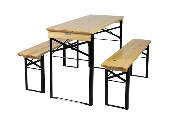 Picknicktafel beschermhoes London 120 cm zwart