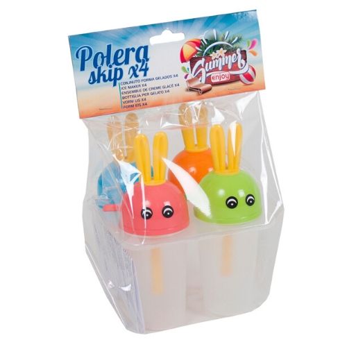 Orange85 IJsvormpjes voor IJslolly's 4 kleuren