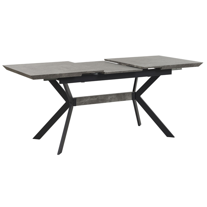 Beliani-BENSON -Uitschuifbare eettafel-Lichtgrijs-80 x 140|180 cm-MDF