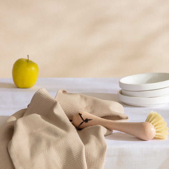 DDDDD 2x theedoek + 2x keukendoek Cisis - Amandel