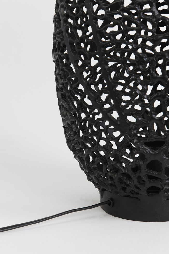 Light & Living Light&Living Tafellamp Ø33x52 cm SINULA mat zwart