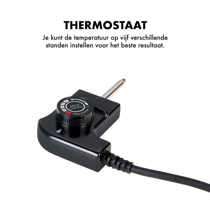 MOA Tafelgrill - Elektrische Bakplaat - Grill - 68 x 36 cm -