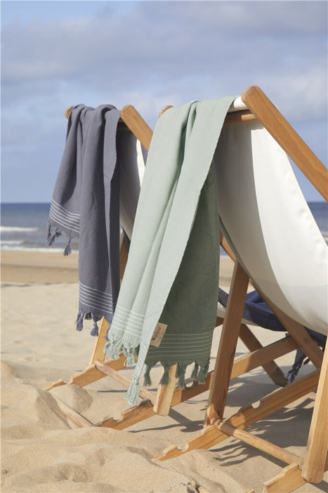 Walra - Hamamdoek Soft Cotton - 100x180 - Donker Blauw