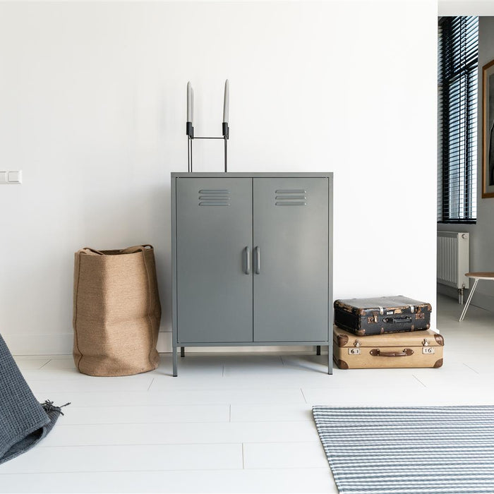 MaximaVida groot plastic kleed Capri 270 x 180 cm grijs wit