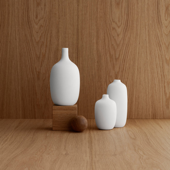 Blomus Ceola Vaas 19 cm - Wit