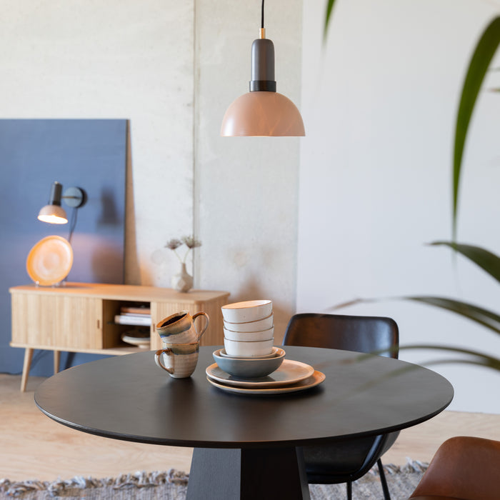 Zuiver Pilar Eettafel - Ø 100 cm - Zwart