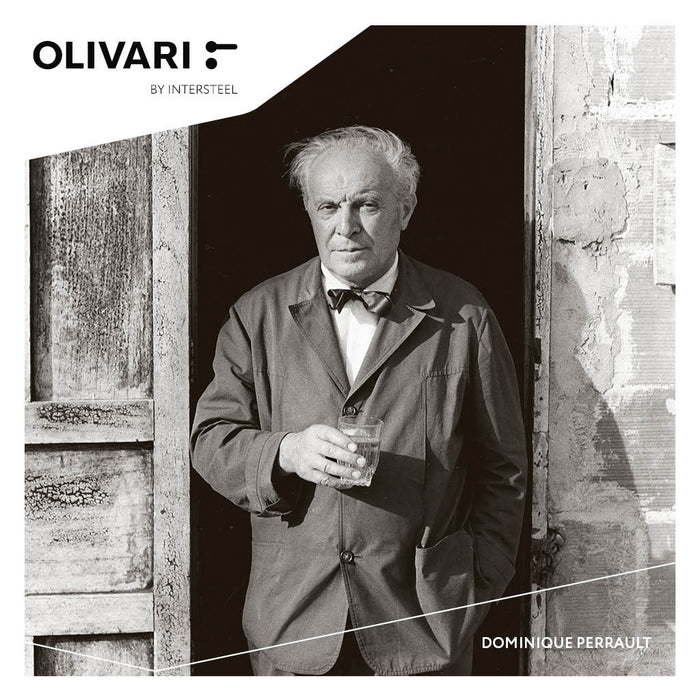 Olivari deurkruk Lama L op rozet rvs mat titaan PVD