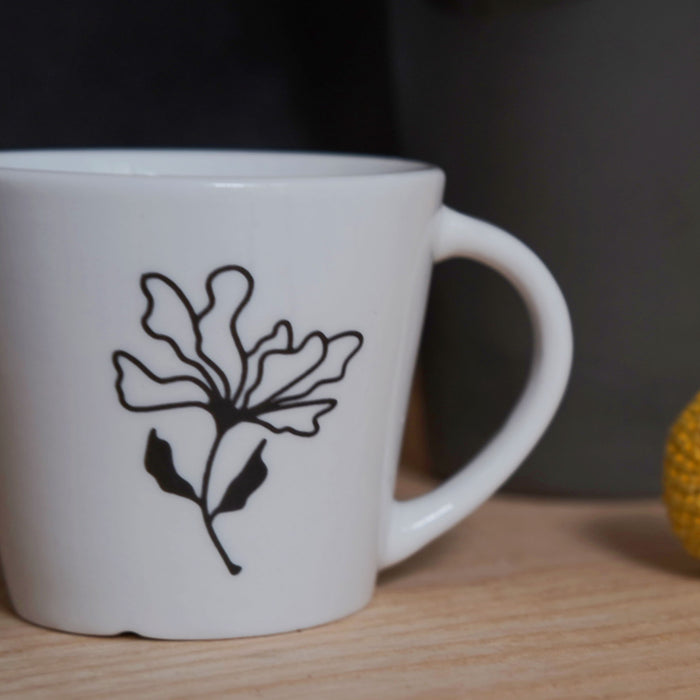 Bord aan Tafel Bloemen gebaksbordjes Ø 17 cm - Set van 4