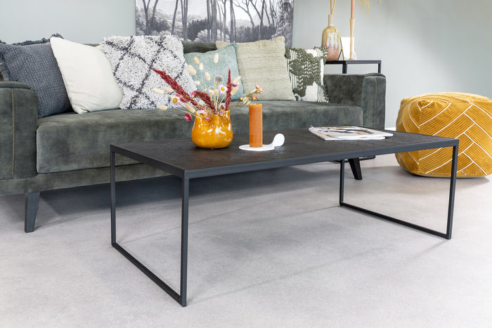 Duverger® Herringbone - Salontafel - rechthoekig - zwart - visgraat pa