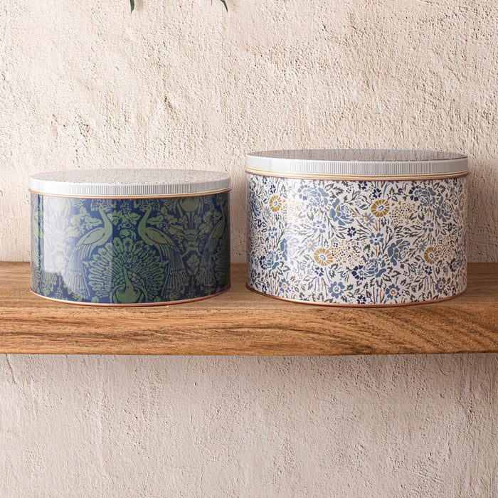 Laura Ashley Set 2 Blikken Daniela en Peacock Geel