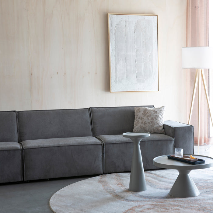 Zuiver Solar Vloerkleed Ø 200 cm - Terra/Grijs