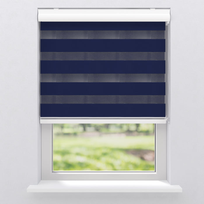 Rollit Noah Duo Rolgordijn - Blauw