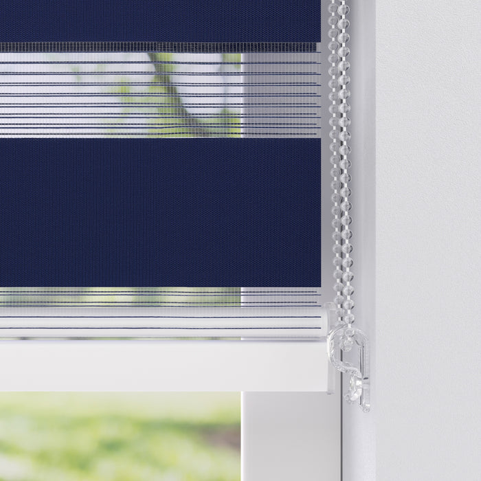 Rollit Noah Duo Rolgordijn - Blauw