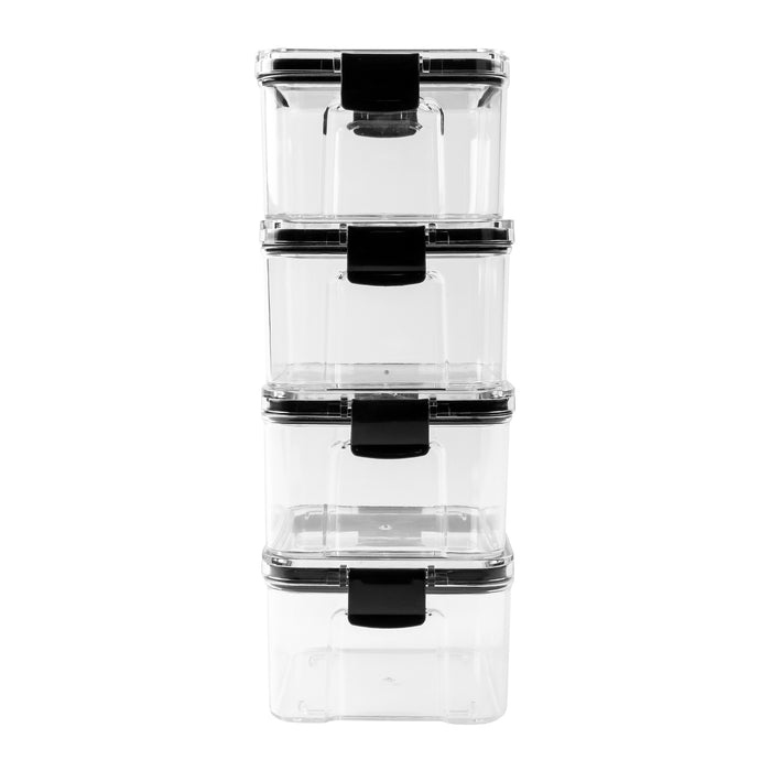 Krumble Voorraadpot plastic 460 ml - Set van 4