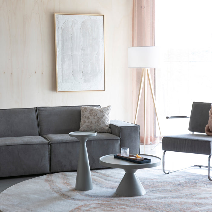 Zuiver Solar Vloerkleed Ø 240 cm - Terra/Grijs