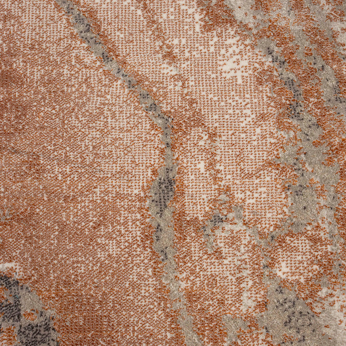 Zuiver Solar Vloerkleed Ø 240 cm - Terra/Grijs