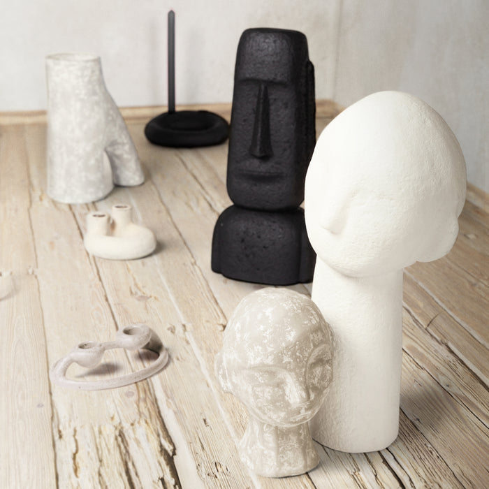 vtwonen Ecomix Kandelaar - Egg White H 12 cm