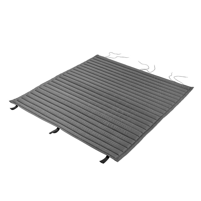 HAY Palissade Quilted Kussen voor 2,5-zits Tuinbank - Antraciet