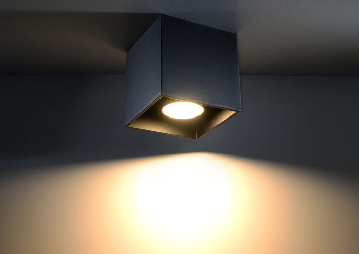 Sollux Plafondlamp Quad zwart