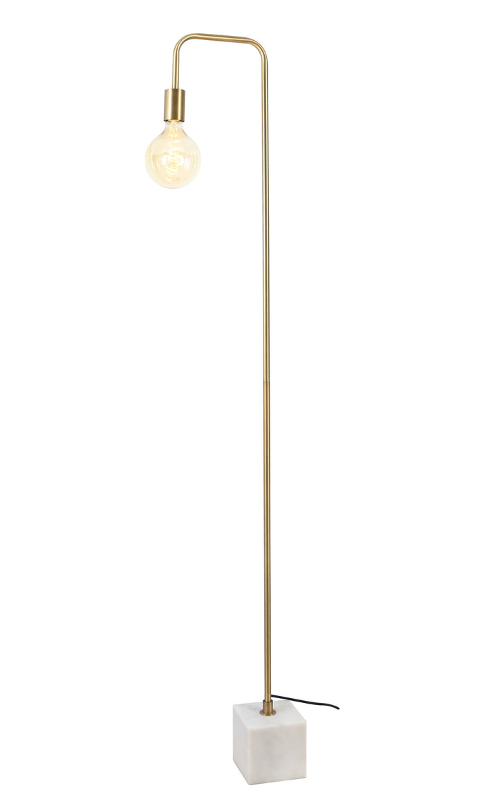 Light & Living Vloerlamp Eben - Antiek Brons|Marmer - inc Lichtbron