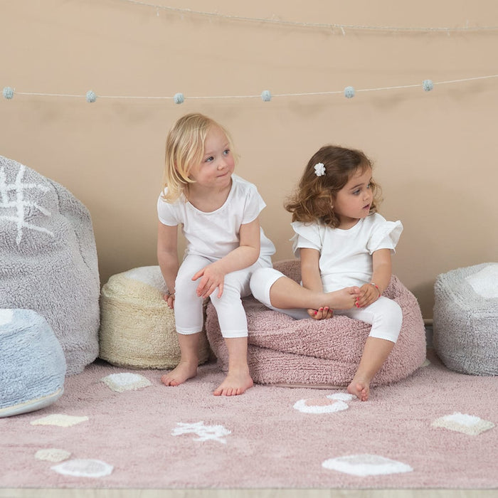 Lorena Canals Chill Vintage Nude Pouffe 20 x Ø 50 cm