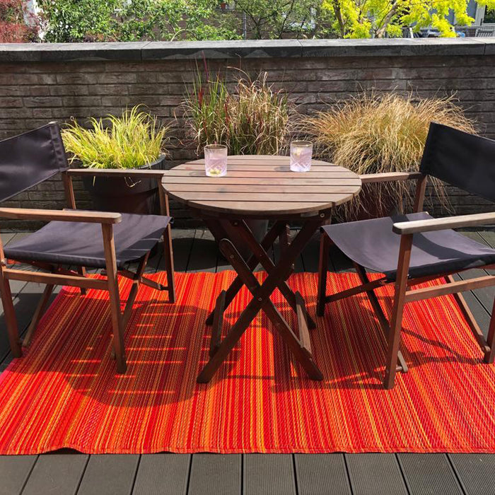 MaximaVida plastic kleed Lima 180 x 120 cm rood