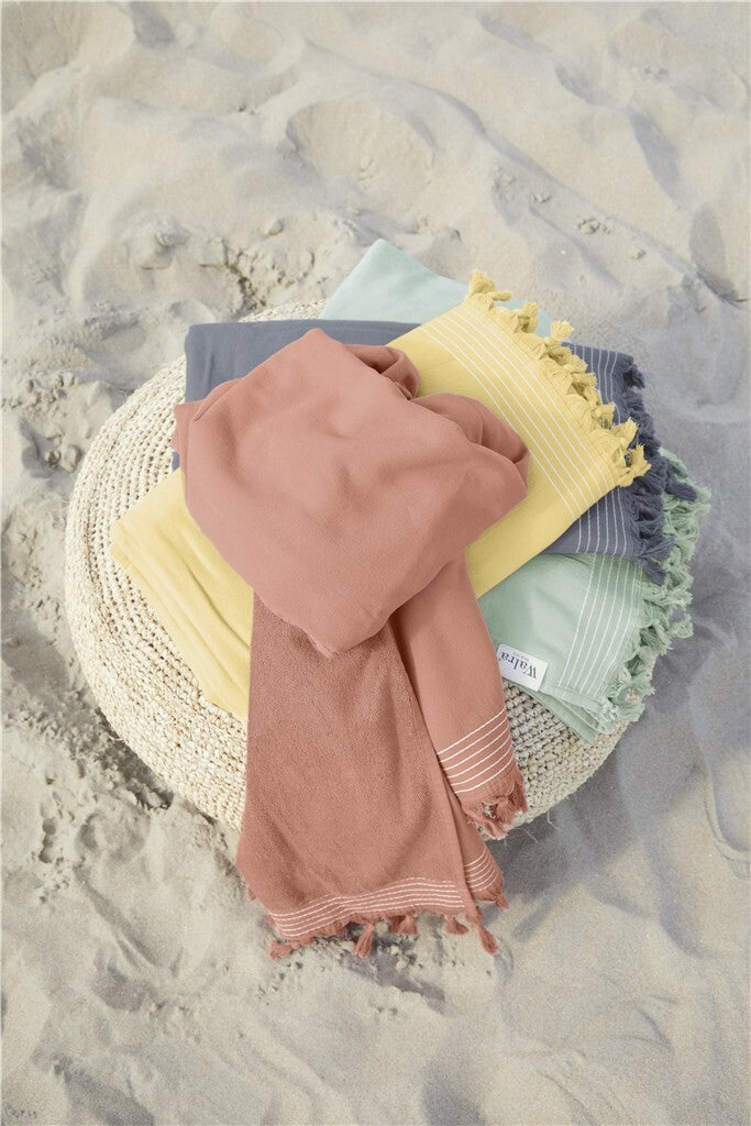 Walra - Hamamdoek Soft Cotton - 100x180 - Terra