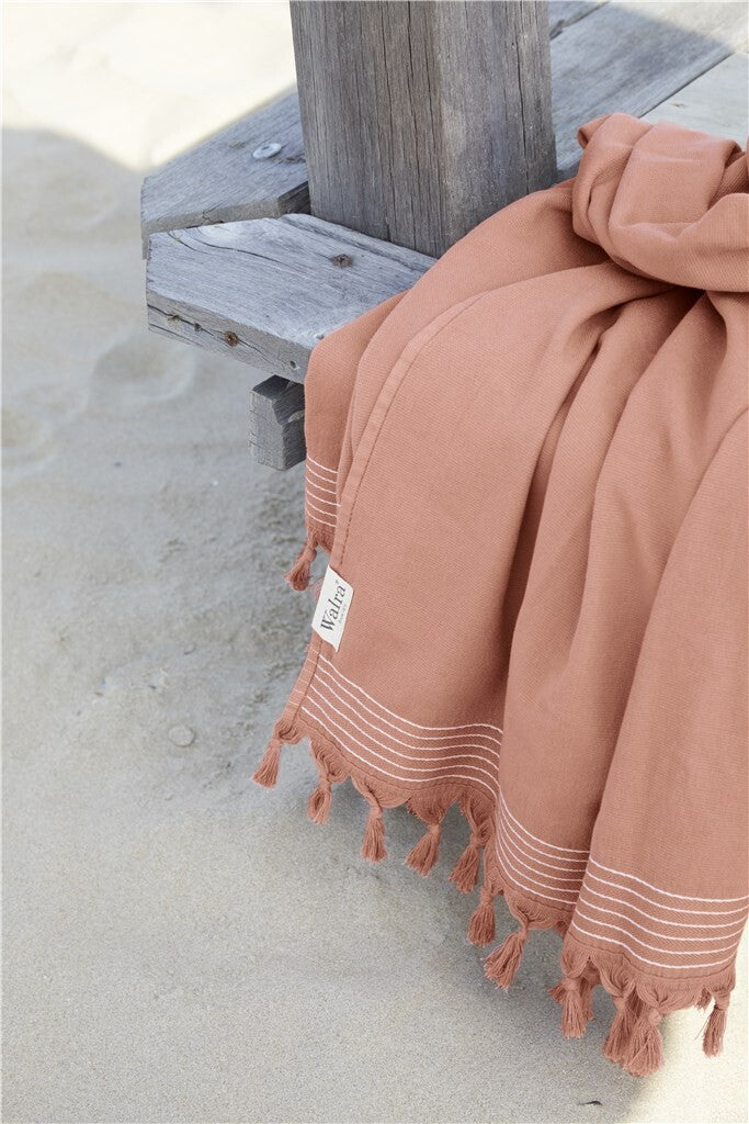 Walra - Hamamdoek Soft Cotton - 100x180 - Terra
