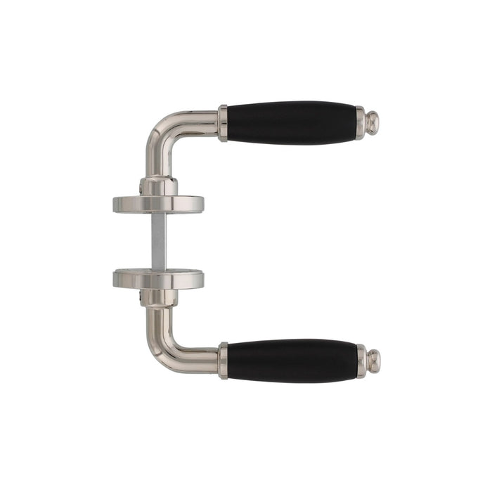 Intersteel Deurkruk Courgette met rozet nikkel