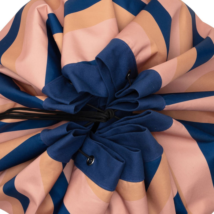 Play & Go Outdoor opbergtas mokka stripes