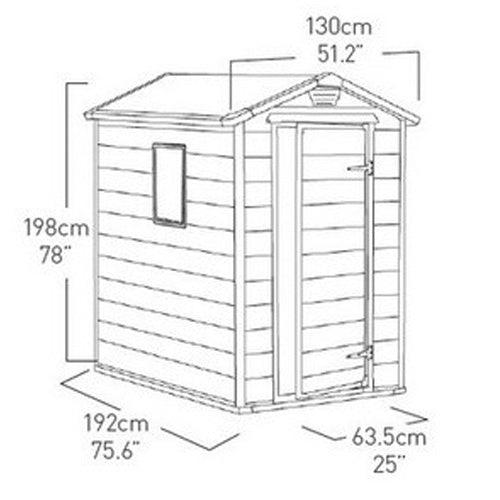Keter Manor 46S Tuinhuis