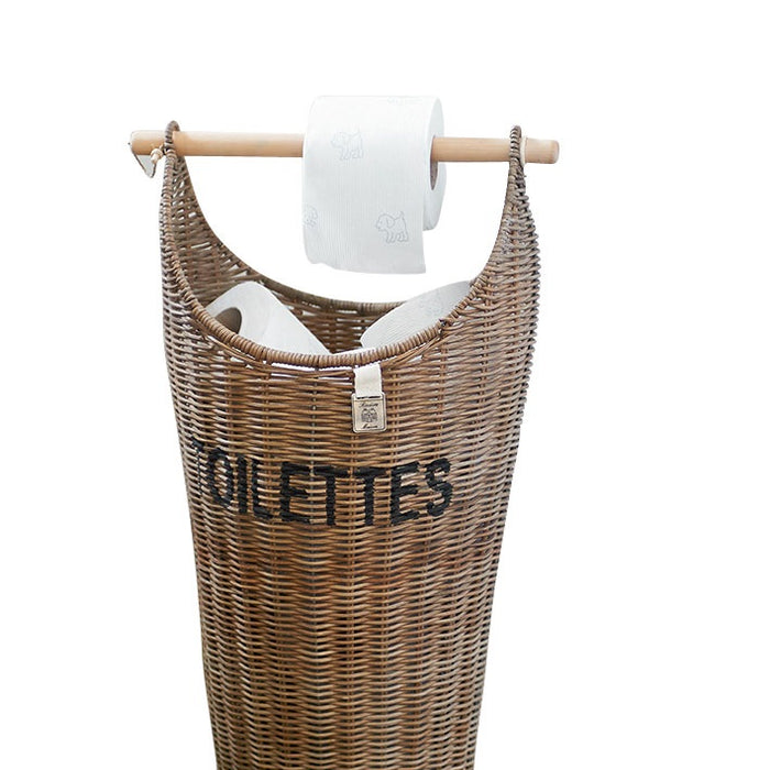 Rivièra Maison Rustic Rotan Toiletrolhouder en Mand