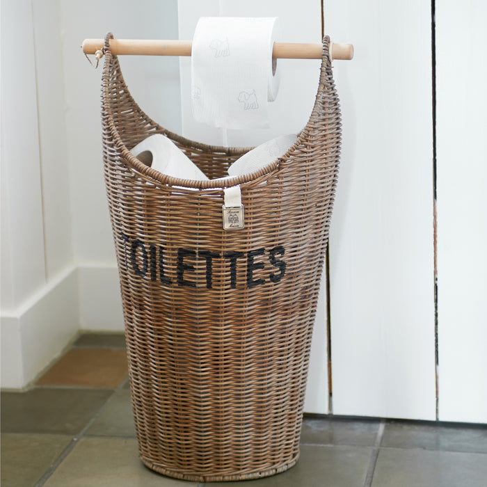 Rivièra Maison Rustic Rotan Toiletrolhouder en Mand