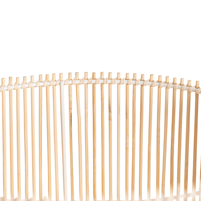 QAZQA Scandinavische vloerlamp bamboe - Natasja