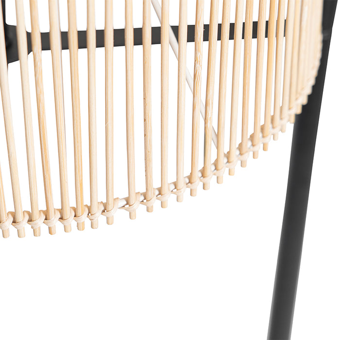 QAZQA Scandinavische vloerlamp bamboe - Natasja