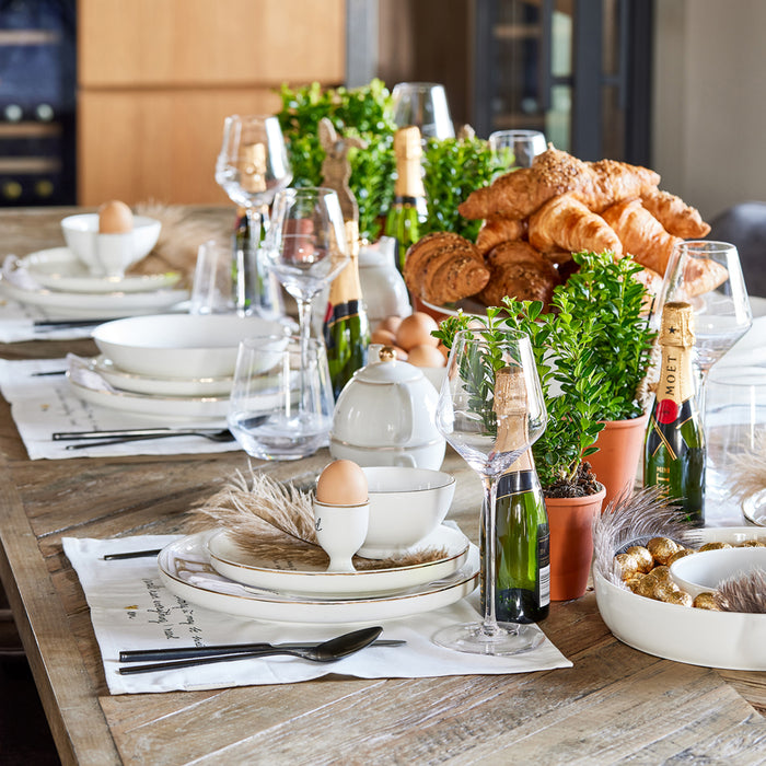 Riviera Maison RM Sweet Poem Placemat 2 pieces - 45.0x35.0x1.0 cm