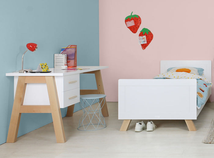 Bopita Lisa bureau - Wit|Naturel