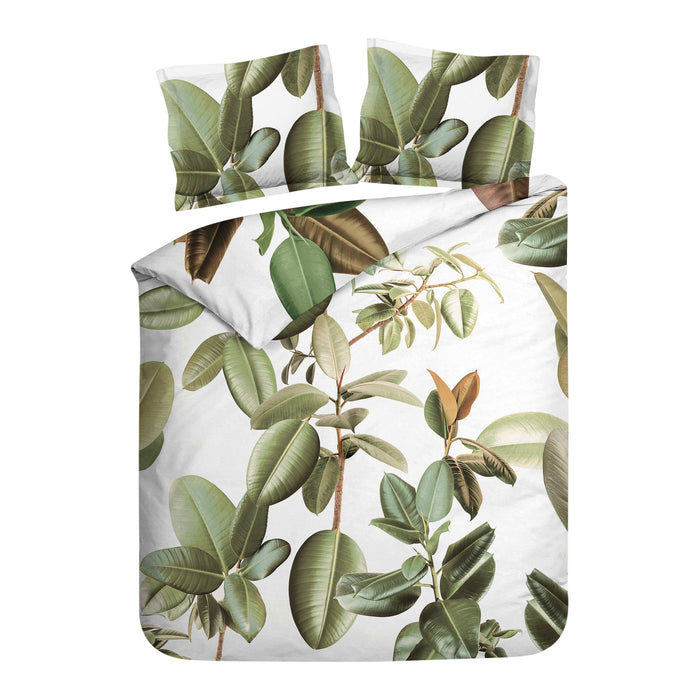 Heckett & Lane Bladel Dekbedovertrek 200TC x 220 cm