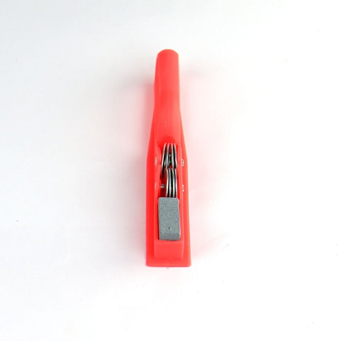 Orange85 Messenslijper Kunststof en IJzer Rood