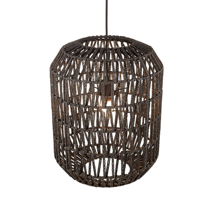 Home sweet home Rope Hanglamp - Zwart