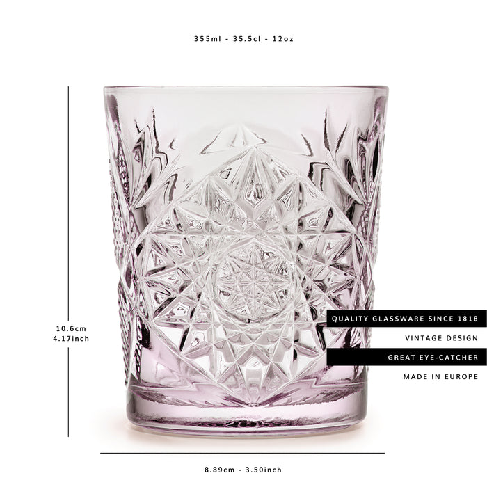 Libbey Drinkglas Hobstar Charm Lavender 0,35 L - 6 st.
